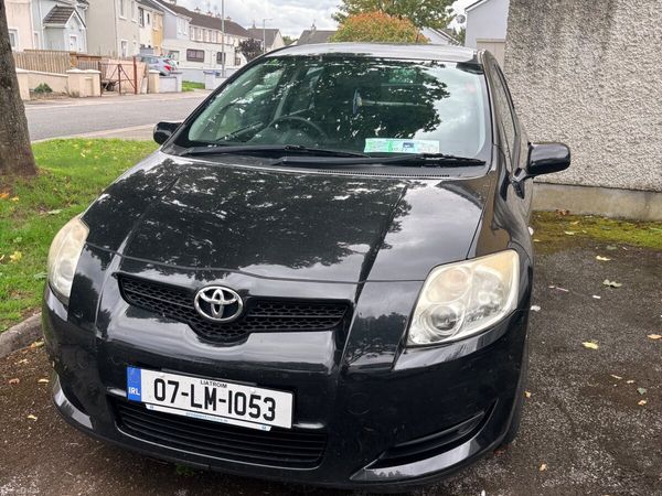 Toyota Auris Hatchback, Petrol, 2007, Black