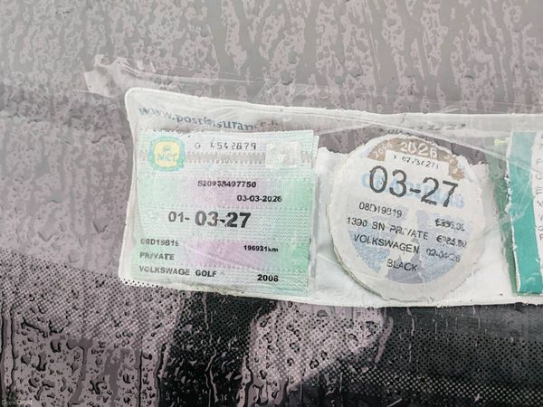 Volkswagen Golf Hatchback, Petrol, 2008, Black