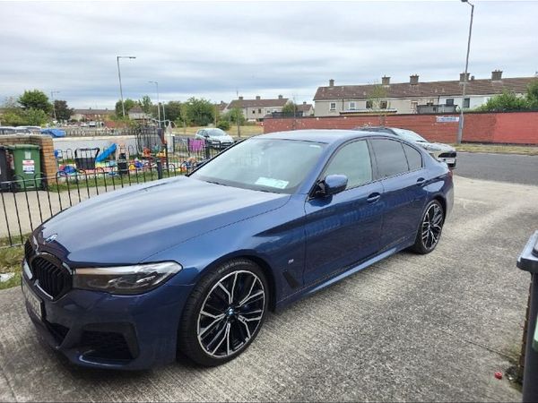 BMW 5-Series Saloon, Diesel, 2021, Blue