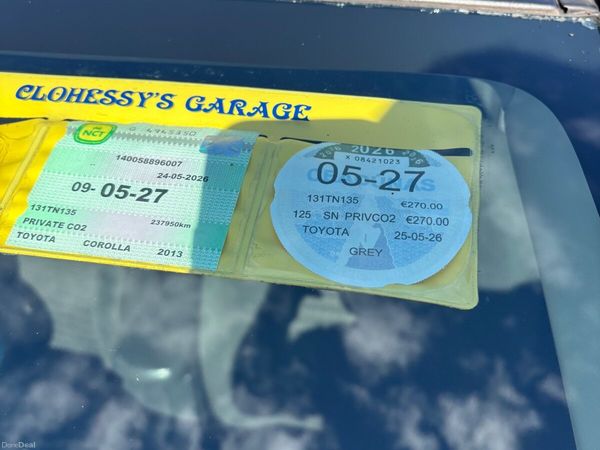 Toyota Corolla Saloon, Diesel, 2013, Grey