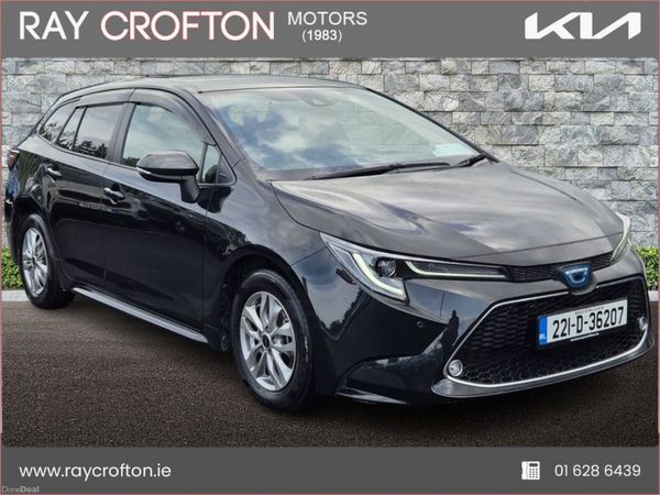 Toyota Corolla Estate, Petrol Hybrid, 2022, Black
