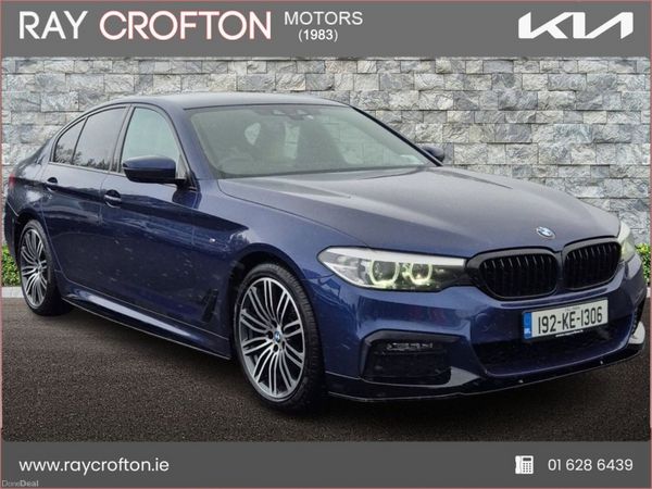 BMW 5-Series Saloon, Diesel, 2019, Blue