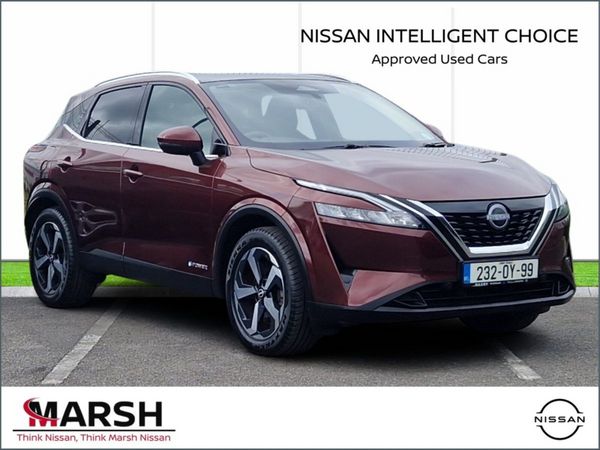 Nissan Qashqai MPV, Petrol Hybrid, 2023, Red