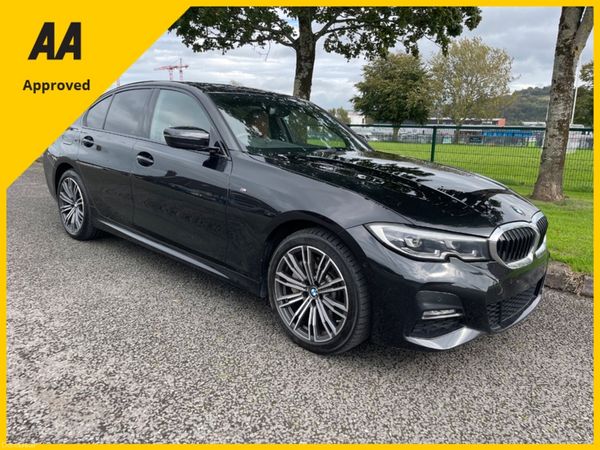 BMW 3-Series Saloon, Petrol Hybrid, 2022, Black