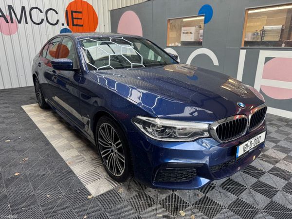 BMW 5-Series Saloon, Petrol, 2018, Blue