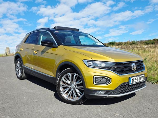 Volkswagen T-Roc SUV, Petrol, 2018, Yellow