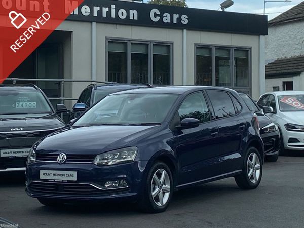 Volkswagen Polo Hatchback, Petrol, 2016, Blue