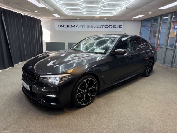 BMW 5-Series Saloon, Petrol Plug-in Hybrid, 2018, Grey