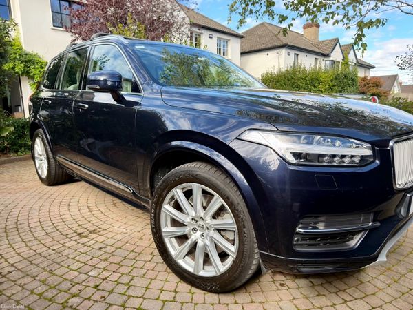 Volvo XC90 SUV, Petrol Plug-in Hybrid, 2019, Blue