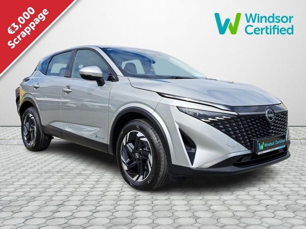 Nissan Qashqai SUV, Petrol Hybrid, 2026, Silver