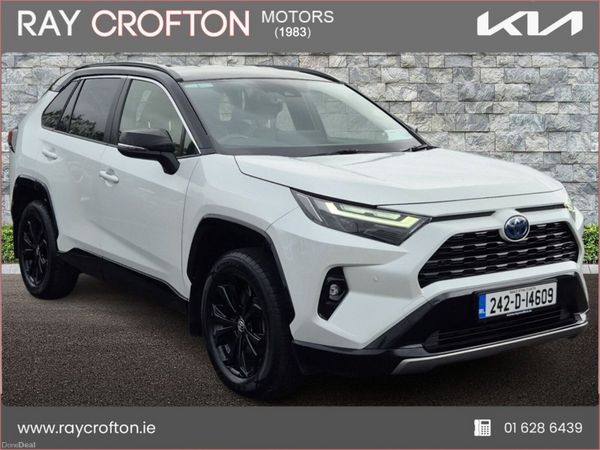 Toyota RAV4 SUV, Petrol Hybrid, 2024, White