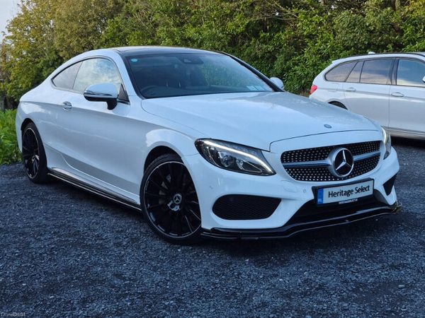 Mercedes-Benz C-Class Coupe, Diesel, 2017, White