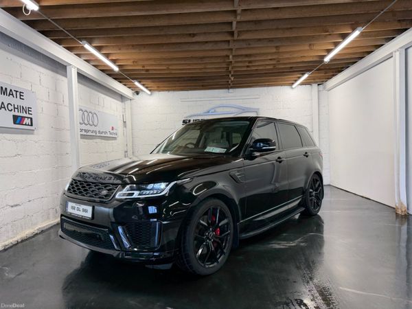 Land Rover Range Rover Sport SUV, Petrol Plug-in Hybrid, 2019, Black
