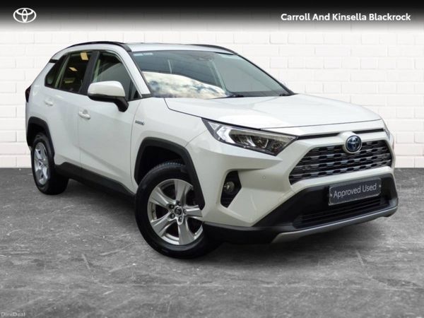 Toyota RAV4 SUV, Petrol Hybrid, 2019, White