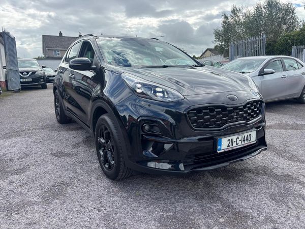 Kia Sportage SUV, Diesel Hybrid, 2021, Black
