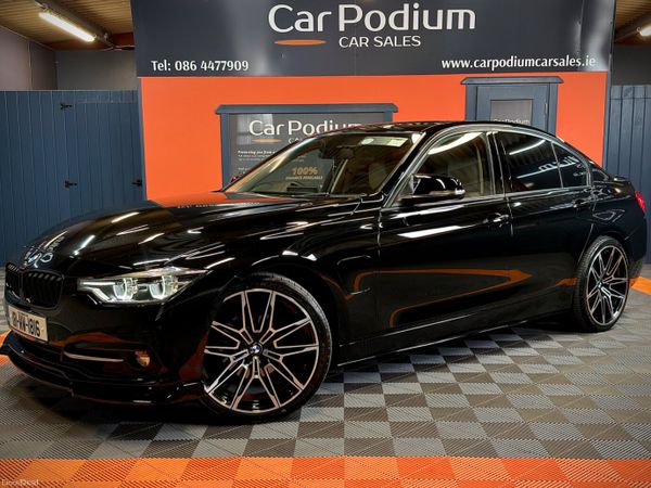 BMW 3-Series Saloon, Petrol Plug-in Hybrid, 2018, Black