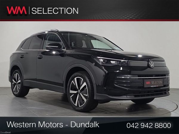Volkswagen Tiguan SUV, Petrol Plug-in Hybrid, 2026, Black