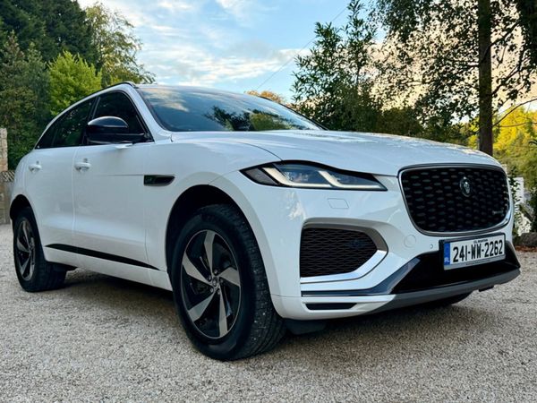 Jaguar F-Pace SUV, Petrol Plug-in Hybrid, 2024, White