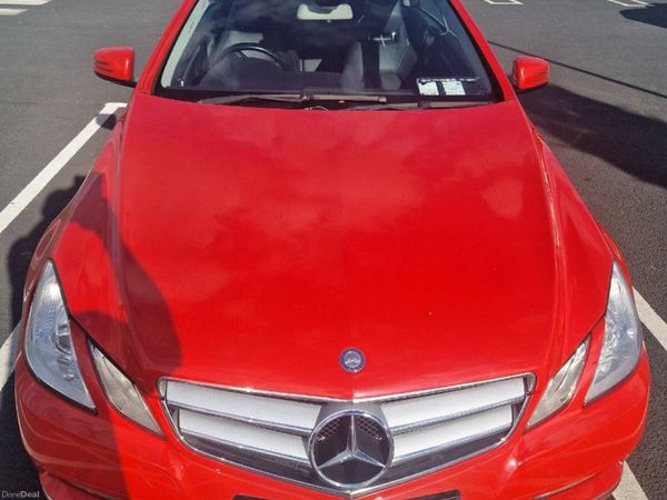 Mercedes-Benz E-Class Coupe, Diesel, 2012, Red