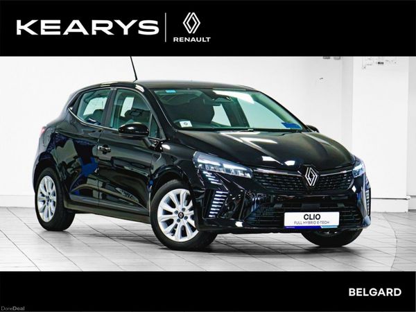 Renault Clio Hatchback, Petrol Hybrid, 2026, Black
