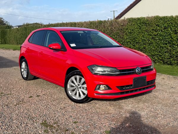Volkswagen Polo Hatchback, Petrol, 2019, Red