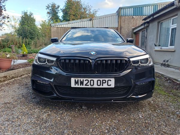 BMW 5-Series Saloon, Diesel Hybrid, 2020, Black