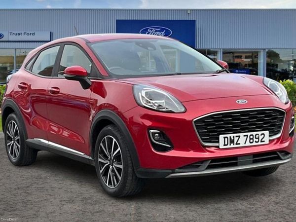 Ford Puma SUV, Petrol Hybrid, 2024, Red