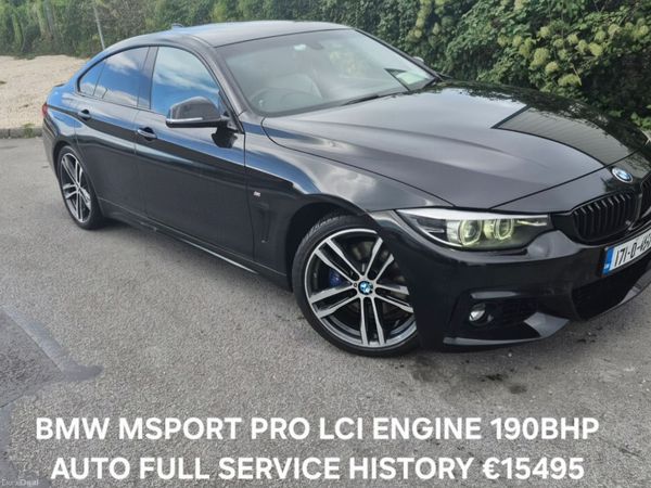 BMW 4-Series Saloon, Diesel, 2017, Black