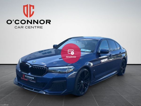 BMW 5-Series Saloon, Diesel, 2022, Blue