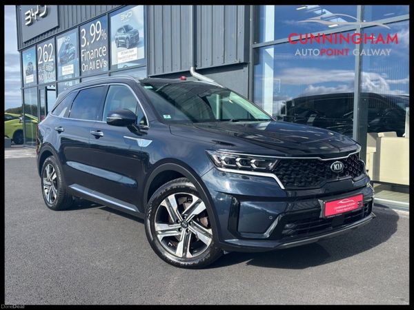 Kia Sorento SUV, Petrol Plug-in Hybrid, 2021, Blue