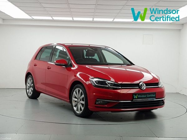 Volkswagen Golf Hatchback, Petrol, 2019, Red