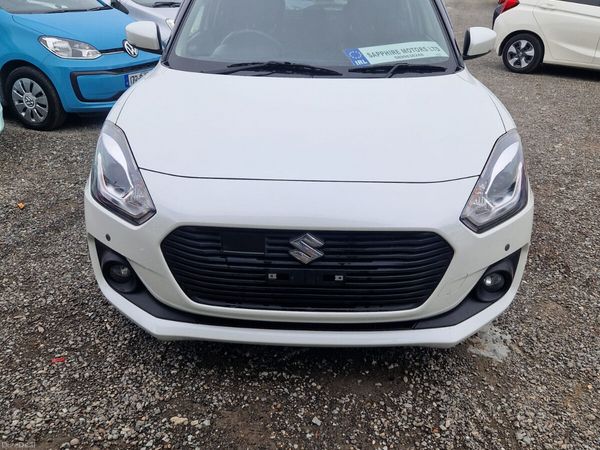Suzuki Swift Hatchback, Petrol Hybrid, 2018, White