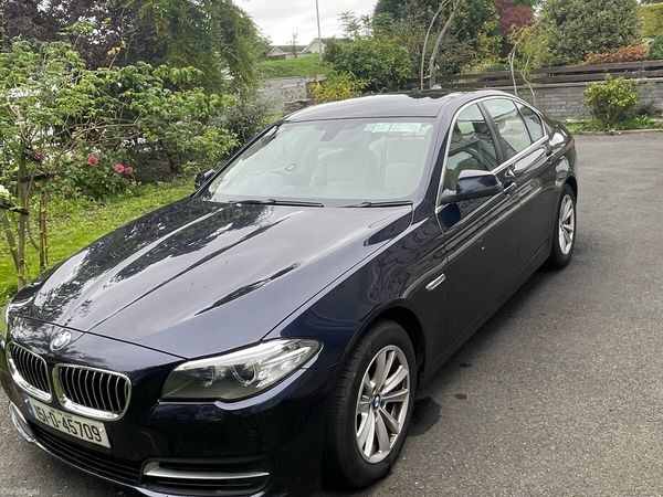 BMW 5-Series Saloon, Diesel, 2015, Blue