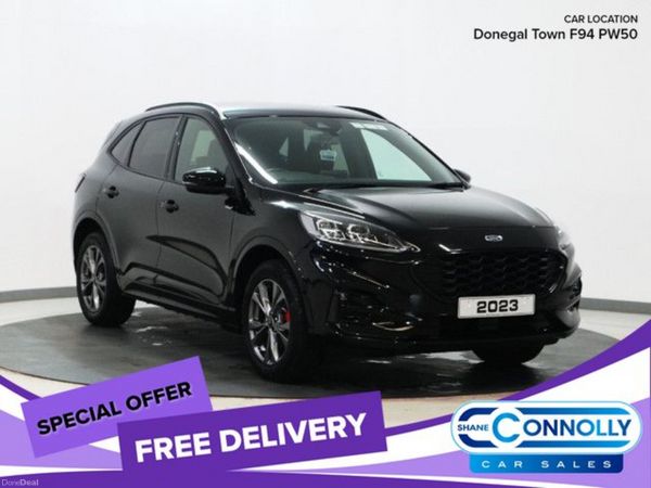 Ford Kuga SUV, Petrol Hybrid, 2023, Black