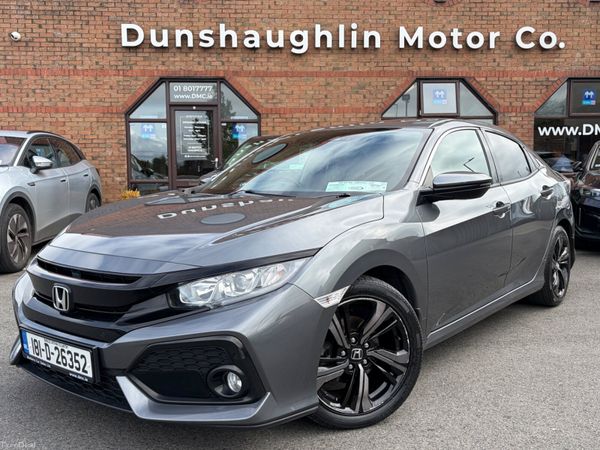 Honda Civic Hatchback, Petrol, 2018, Grey