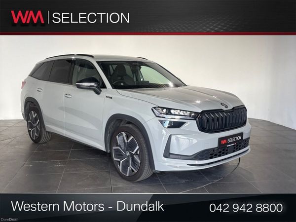 Skoda Kodiaq SUV, Petrol Plug-in Hybrid, 2025, Grey