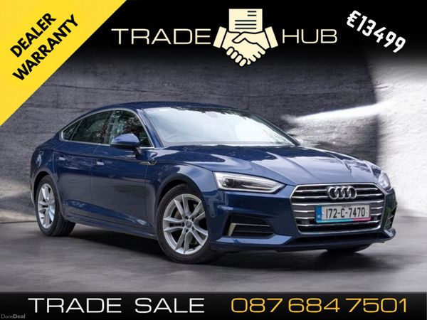 Audi A5 Hatchback, Diesel, 2017, Blue