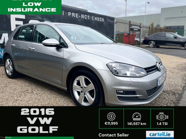 Volkswagen Golf Hatchback, Petrol, 2016, Silver