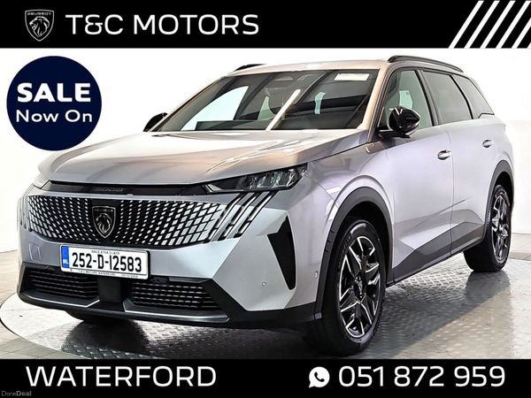 Peugeot 5008 MPV, Petrol Hybrid, 2025, Grey