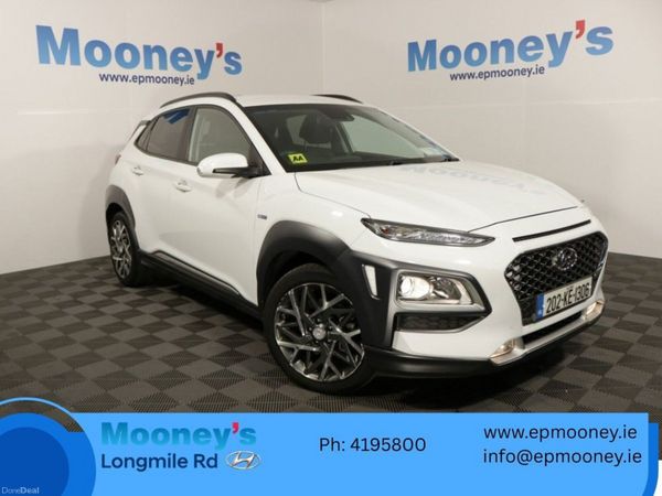 Hyundai KONA SUV, Petrol Hybrid, 2020, White