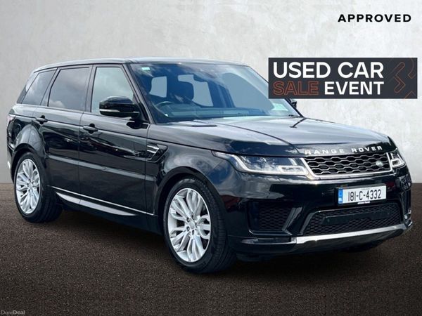 Land Rover Range Rover Sport SUV, Diesel, 2018, Black