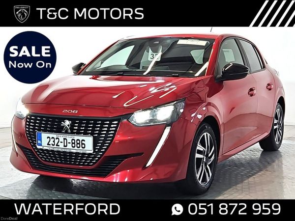 Peugeot 208 Hatchback, Petrol, 2023, Red