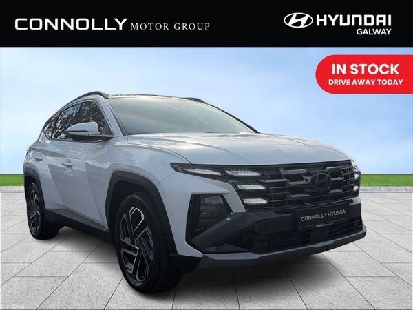 Hyundai Tucson SUV, Petrol Plug-in Hybrid, 2026, White