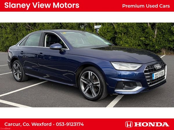 Audi A4 Saloon, Diesel, 2020, Blue
