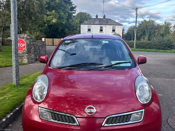 Nissan Micra Hatchback, Petrol, 2010, Red