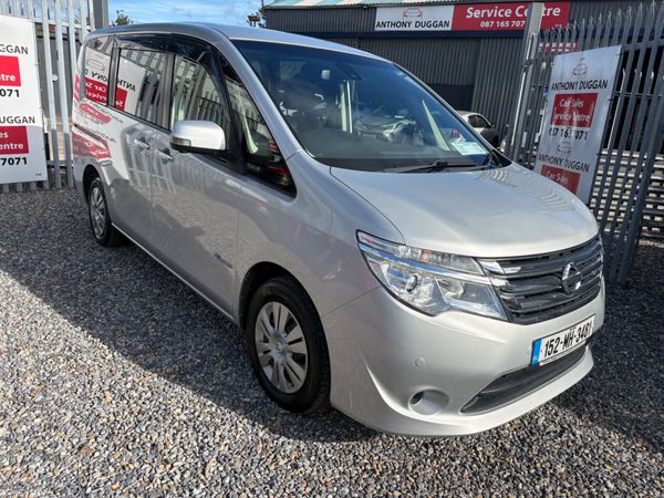 Nissan Serena MPV, Petrol Hybrid, 2015, Silver
