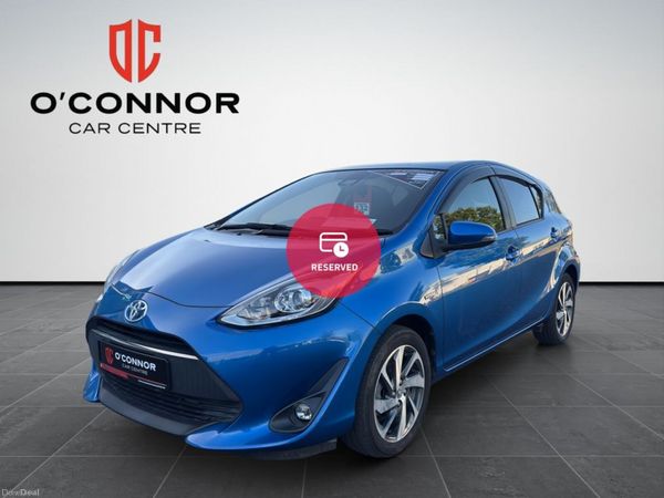 Toyota Aqua Hatchback, Petrol Hybrid, 2017, Blue