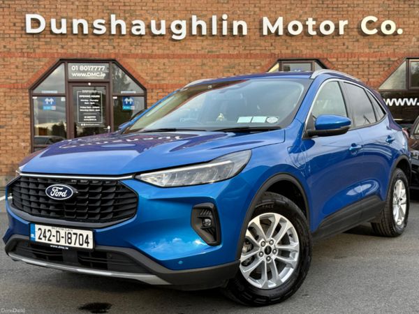 Ford Kuga SUV, Petrol Plug-in Hybrid, 2024, Blue