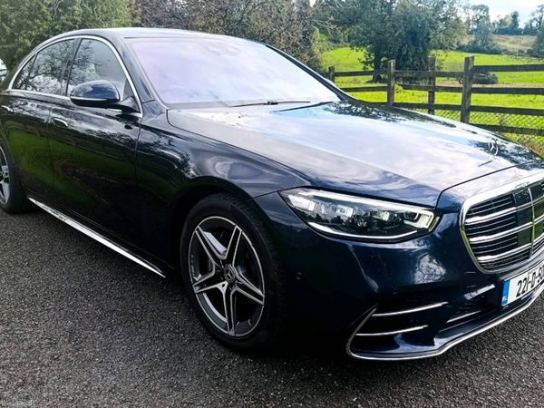 Mercedes-Benz S-Class Saloon, Petrol Hybrid, 2022, Blue