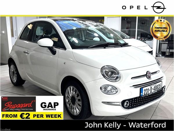 Fiat 500 Hatchback, Petrol, 2023, White